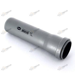 Канализационная труба 50 х 150 Sinikon с раструбом (серая) 500041