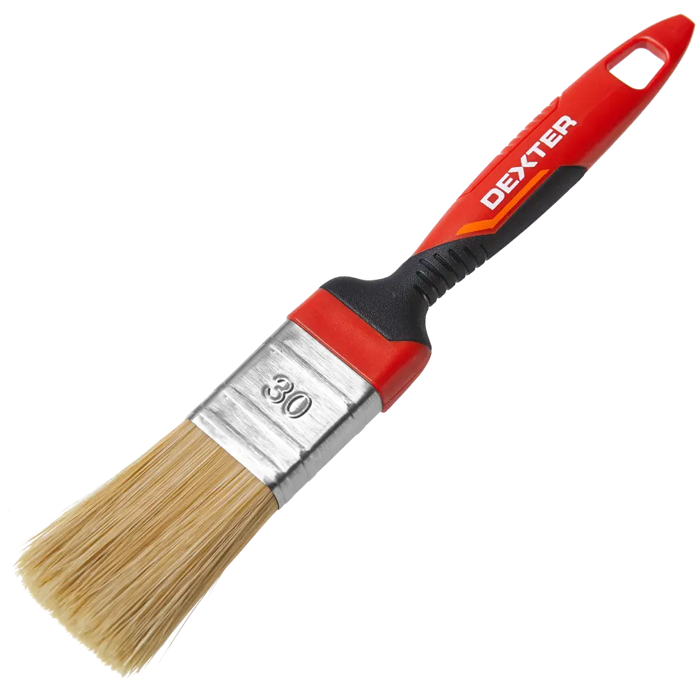Кисть Dexter для алкидных красок 30 мм с эргономичной ручкой 82798216 STLM-0036040