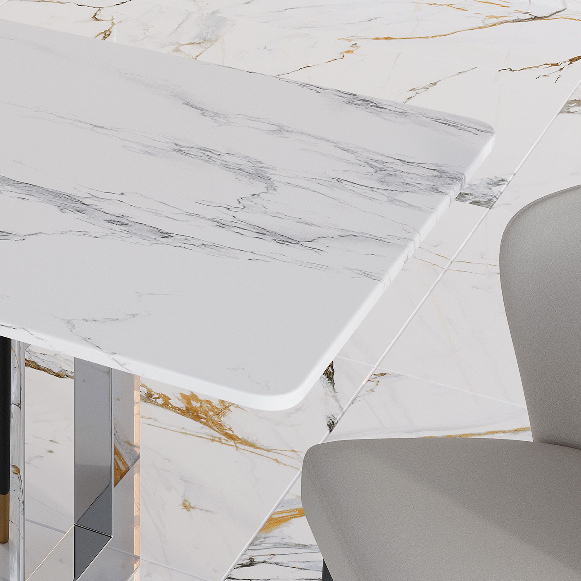 Прямоугольный стол из спеченного камня GIULIA GRILLO NEW YORK ARCH-00028938 - Вид №6