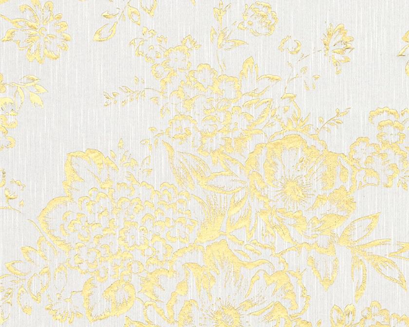 Architects Paper Обои под ткань с цветочными мотивами Metallic silk sun-id-1479171 - Вид №1