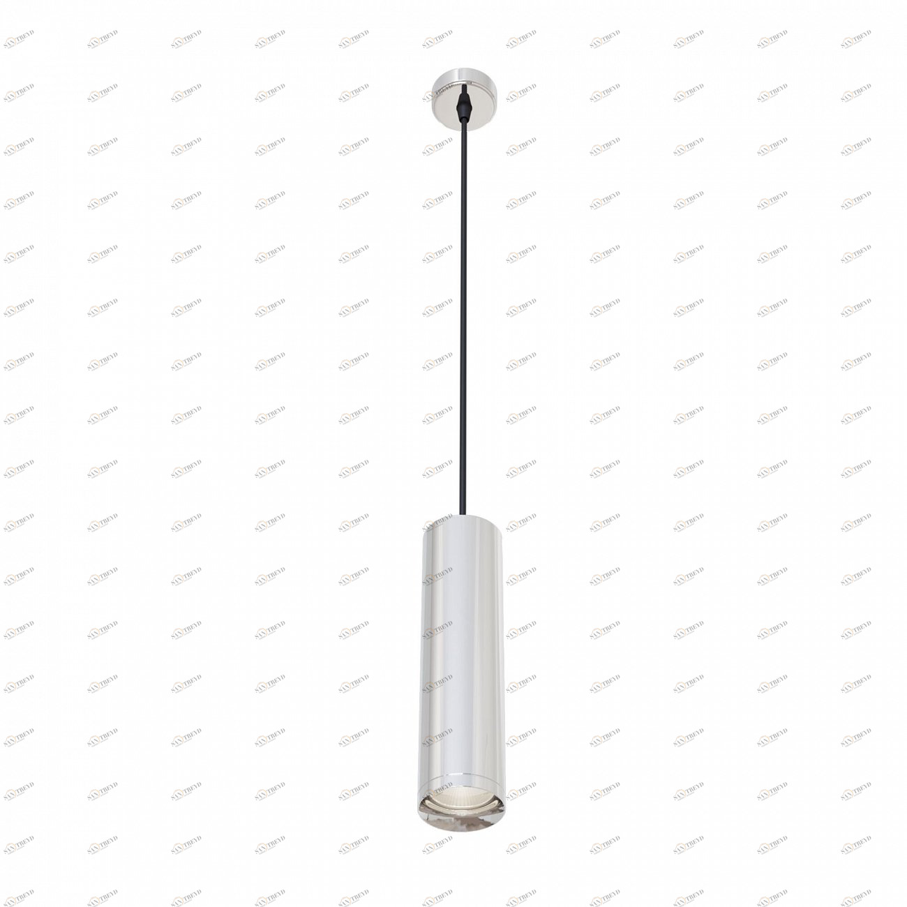 Светильник подвесной галогеновый 180 см хром Shelby P020PL-01CH TECHNICAL PENDANT 00-3957096 Хром 