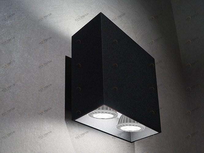 Terzo Light Настенный светильник прямого и отраженного света из алюминия  C210.ec 