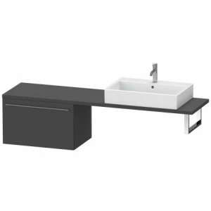 XL544304949 Шкафчик для компактной консоли X-Large #XL5443 700 x 478 мм Графит матовый, декор