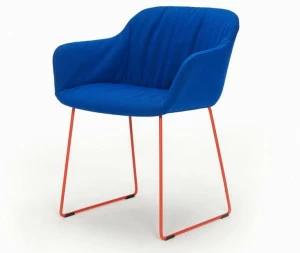 Pedrali Кресло из полипропилена и ткани Babila