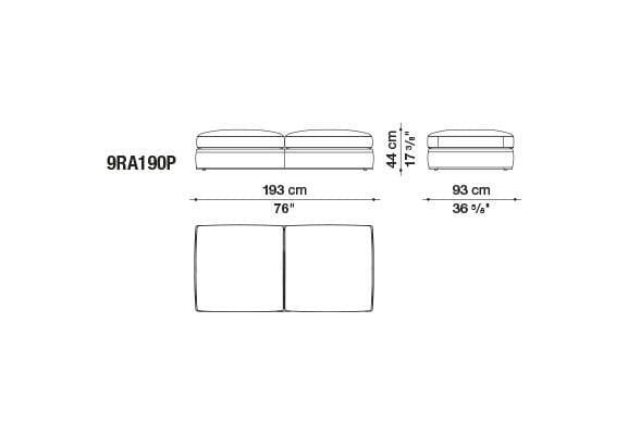 Ткань диван B&B Italia Ричард ARCH-00082196 - Вид №9