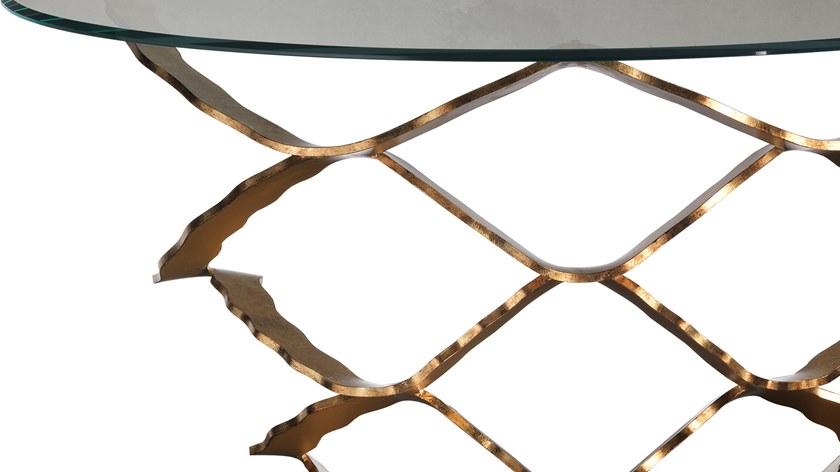 Reflex Консоль в форме полумесяца из железа и стекла Neolitico sun-id-1438114 - Вид №1