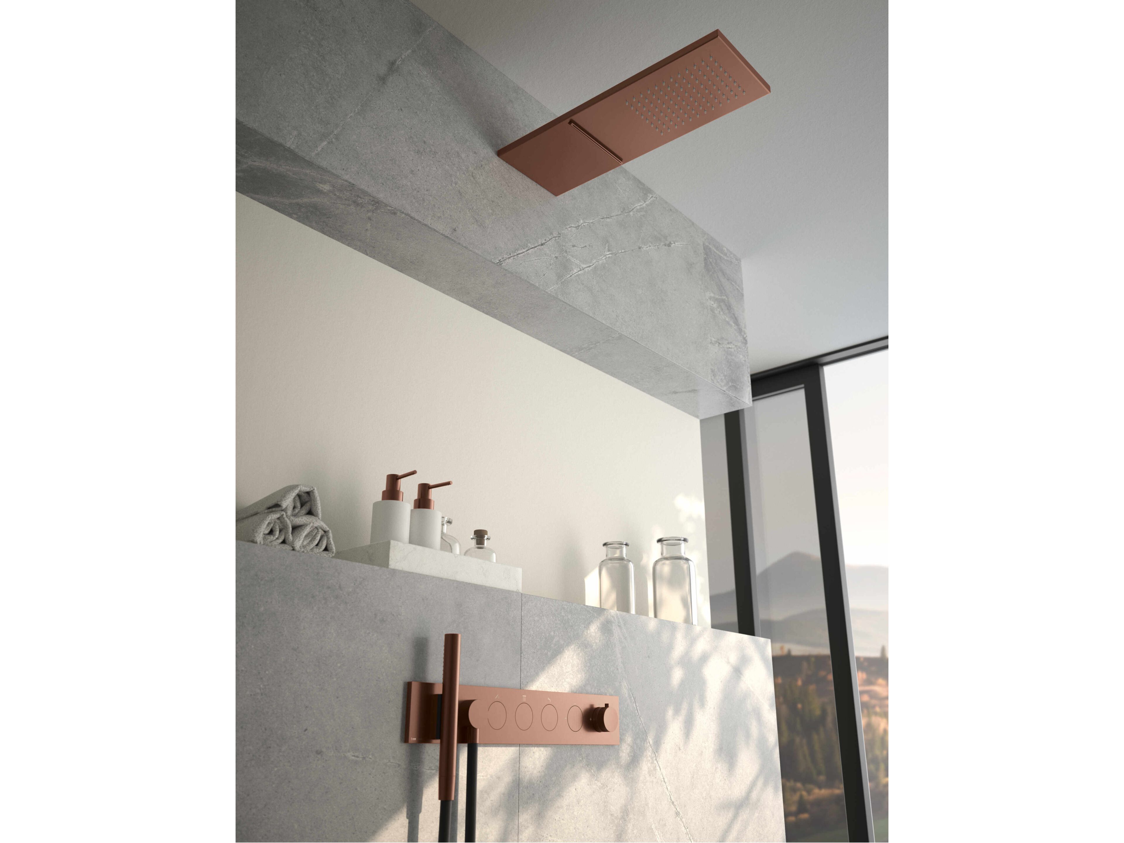 Термостатический набор для душа с душем Rubinetterie Treemme W-touch ARCH-00148113 - Вид №1