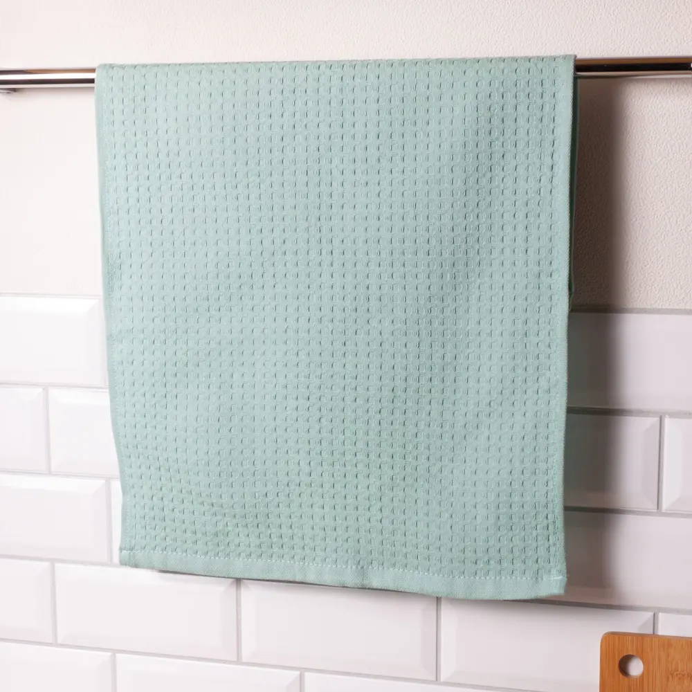 Набор полотенец вафельных Belezza Сальвадор 40x60 см цвет бирюзовый 4 шт STLM-2094939