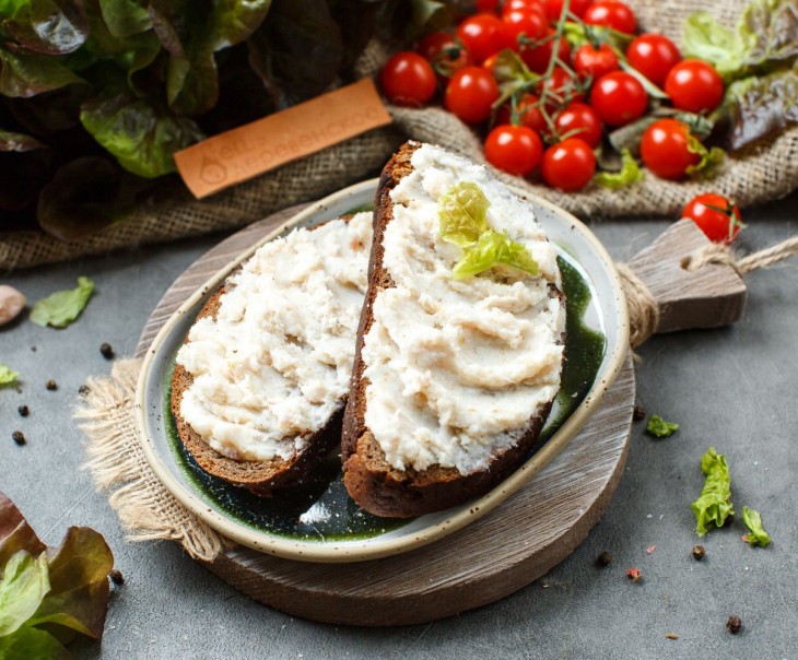 6517 Сало соленое с чесноком (протертое) Вкусляндия  - Вид №4