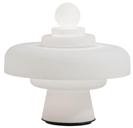 FontanaArte Настольная лампа из дутого стекла Re e regina F443710100biwl - Вид №3