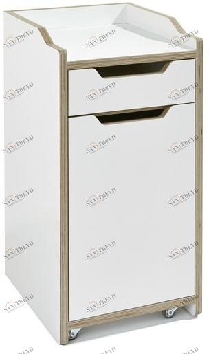 Müller Small Living Офисный комод из дерева на колесиках Plane sun-id-1483338