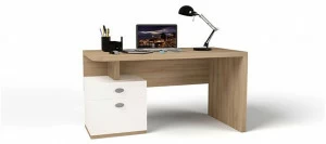 Стол письменный ABC-KING правая MIX OCEAN (cream)