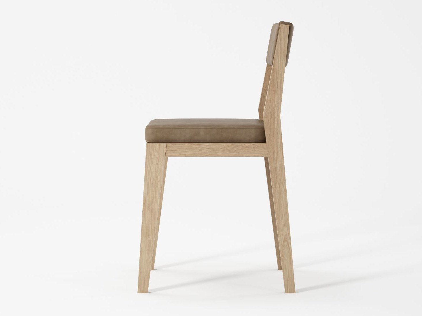 Мягкий стул для ресторана из массива дерева KARPENTER Nouveau Bistro ARCH-00008818 - Вид №12