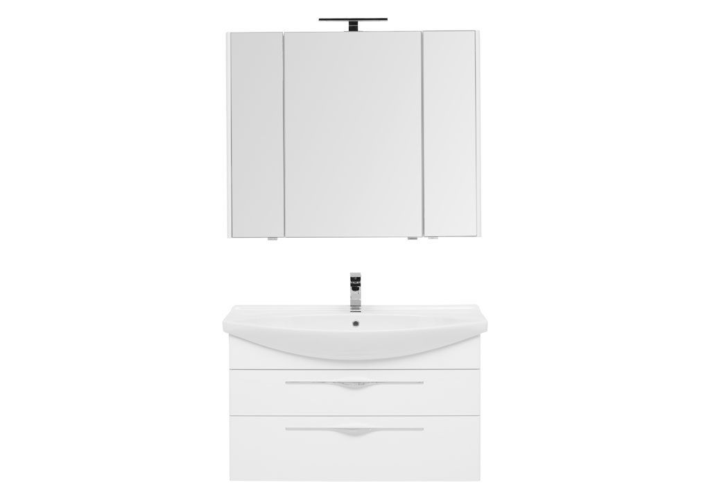 Мебель для ванной Aquanet Ирвин 105 белый 00210255 - Вид №2