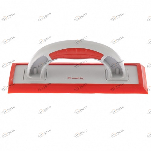 Терка пластмассовая MATRIX для эпоксидной затирки сменное резиновое покрытие 250x95мм двухкомпонентная ручка 12391