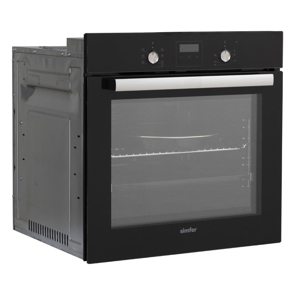 5346996 Электрический духовой шкаф Simfer B6ES58016 черный STDN-0015037 - Вид №1