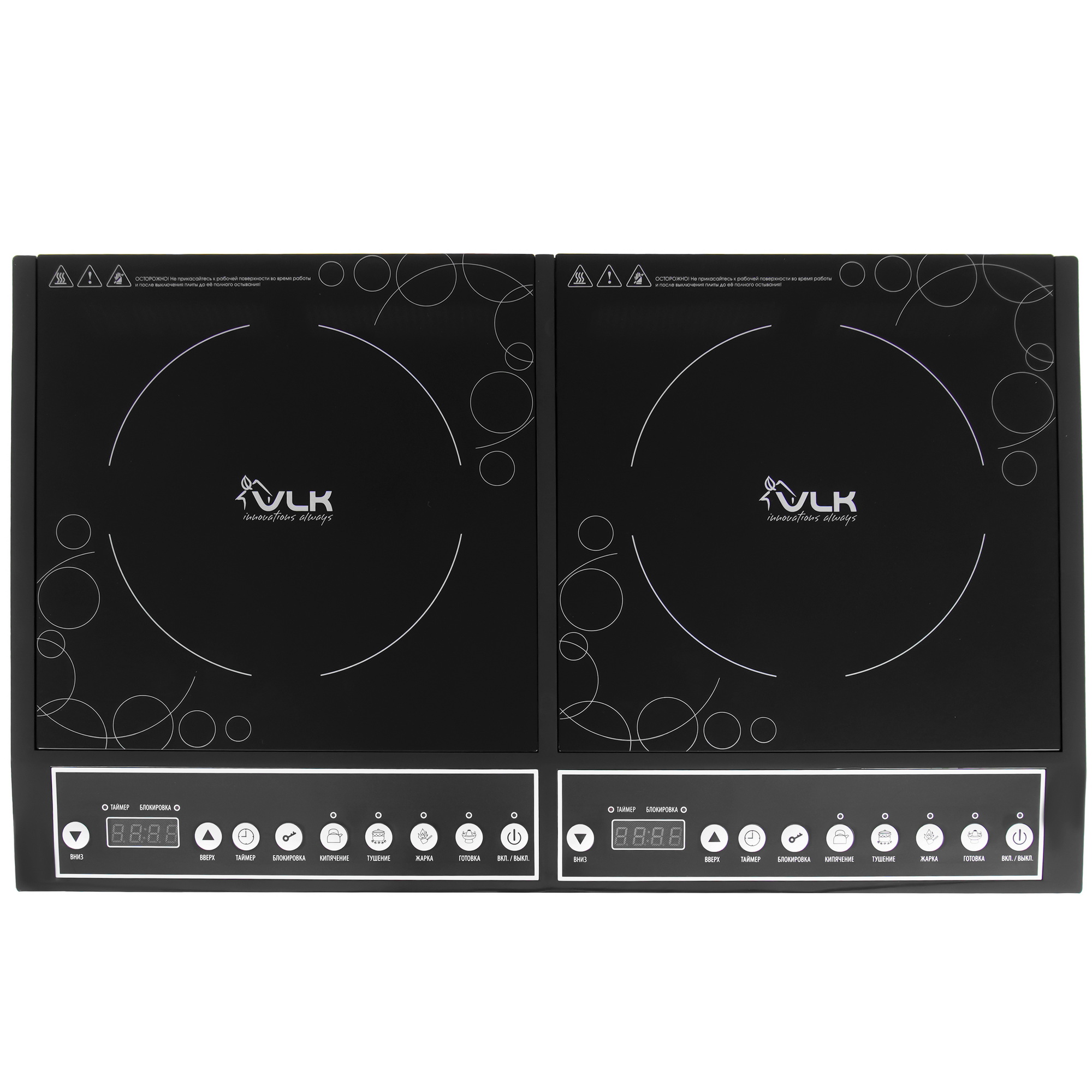 9225607 Плита компактная электрическая VLK Palermo 7734 черный STDN-0087209