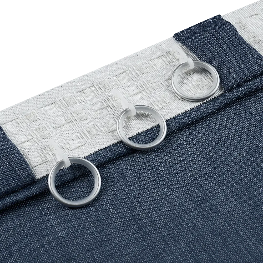 Штора на ленте со скрытыми петлями KREAFORTA Looks 200x260 см цвет серо-синий STLM-2002190 - Вид №4