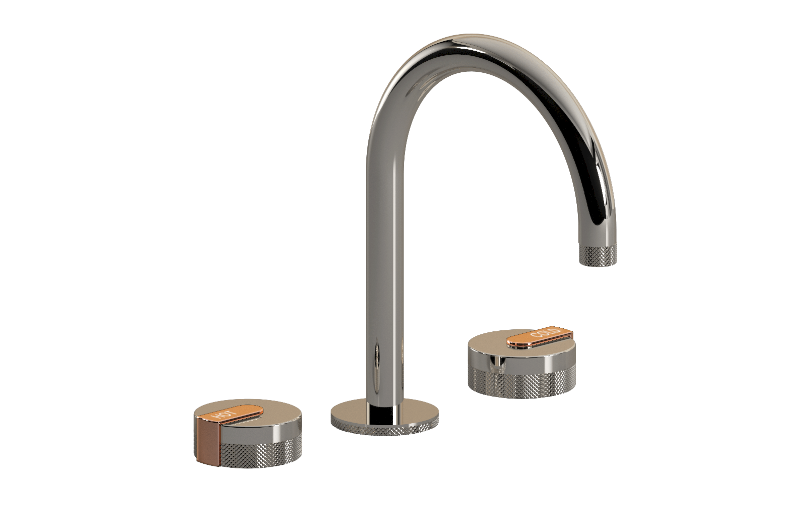 E-11512-R1PN-L1RG-PN Смеситель для умывальника на 3 отвертия GRAFF MOD+