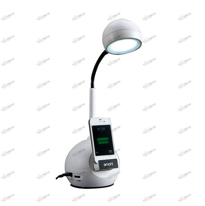 Настольная лампа с диммером 49х14 см белая Movi 58-6423 SCHULLER  00-3883006 Белый 