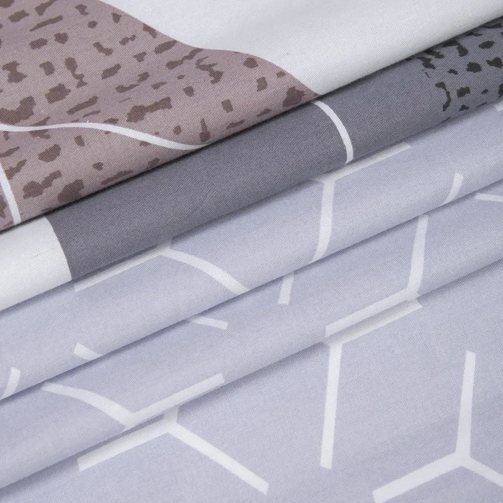 Комплект постельного белья Amore Mio Арнуво полутораспальный сатин белый STLM-2210753 - Вид №3