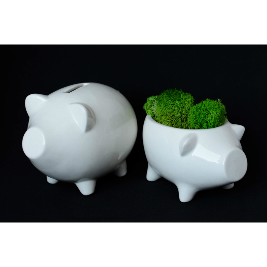 PIG-1-01 Сувенир «свинка-копилка» Экочеловеки  - Вид №7