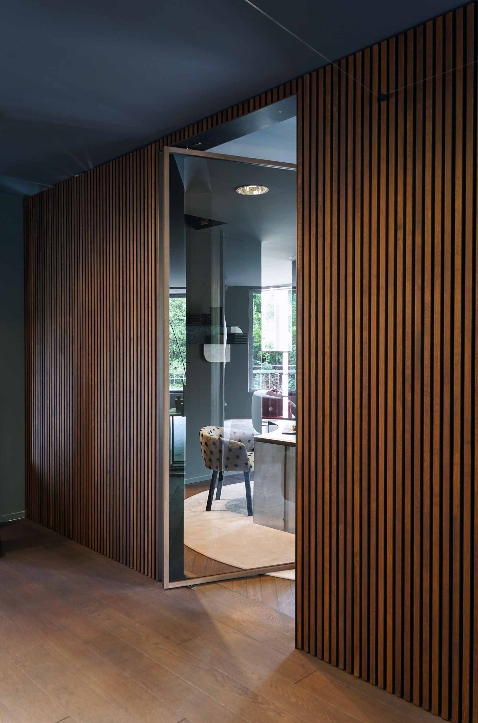 Распашная дверь из дерева и стекла Carminati Skyline System ARCH-00052121 - Вид №4