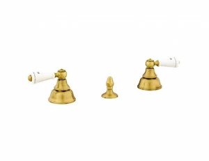 035022.BM0.00 Биде с тремя отверстиями, фарфор Золото 24К