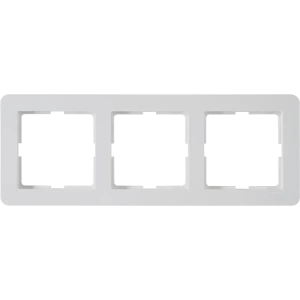 Рамка трехместная SYSTEME ELECTRIC W59 Deco для розеток и выключателей 82593335