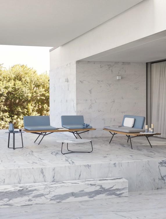 MNST651 Журнальные столики pcsts белые f8 ⌀80см Manutti Mood - Вид №50