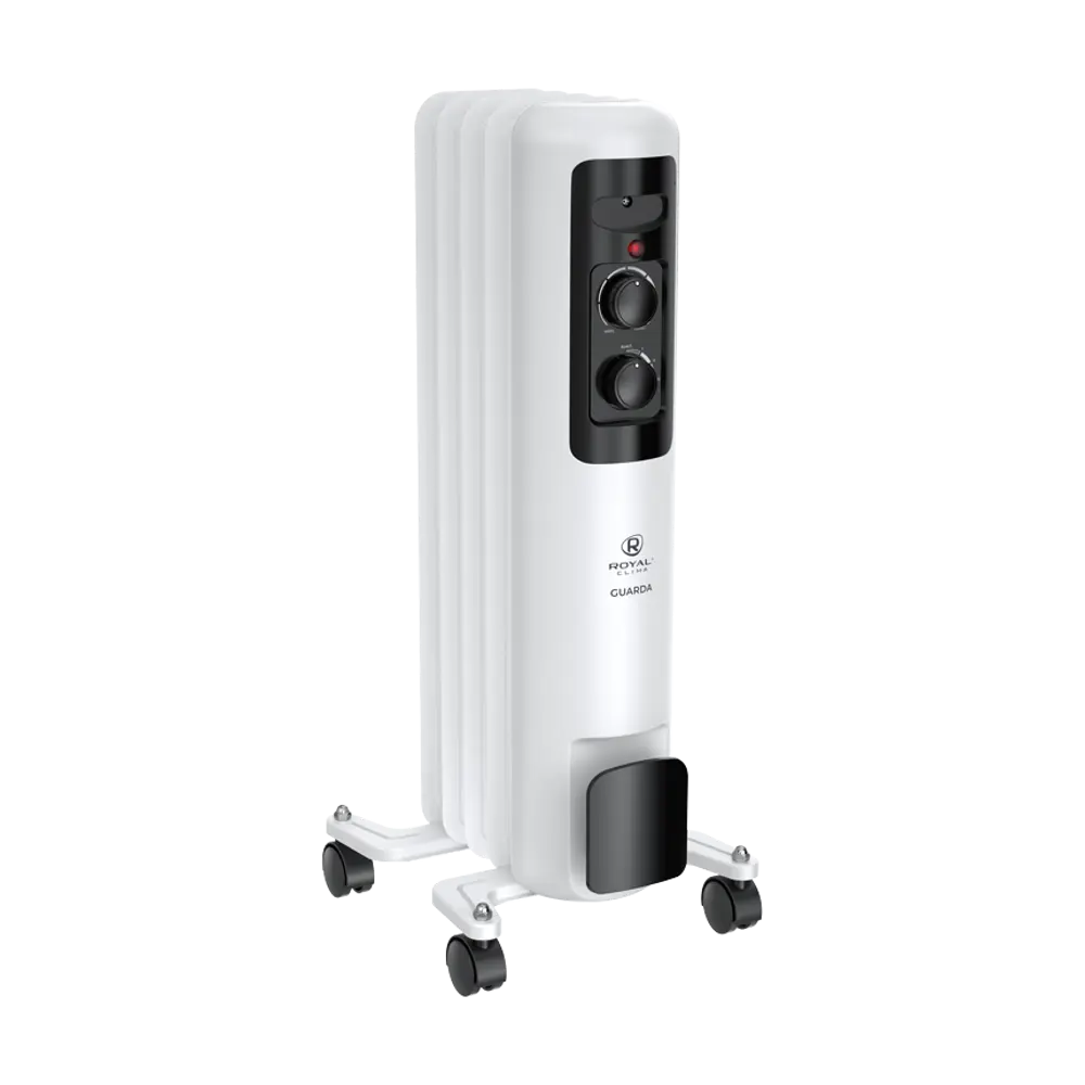 Обогреватель масляный Royal Clima GU7-1500M с механическим термостатом 1500 Вт цвет белый STLM-2134727 - Вид №2