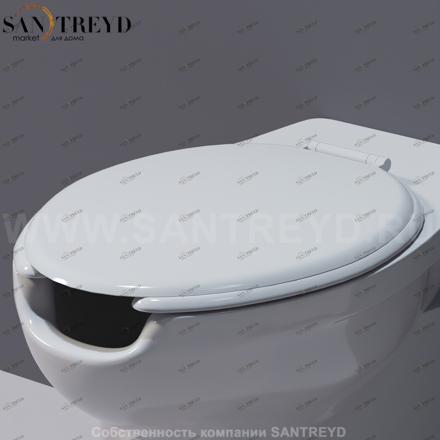 CW1274Z Крышка сиденье для унитаза Ceramica Flaminia Disabili