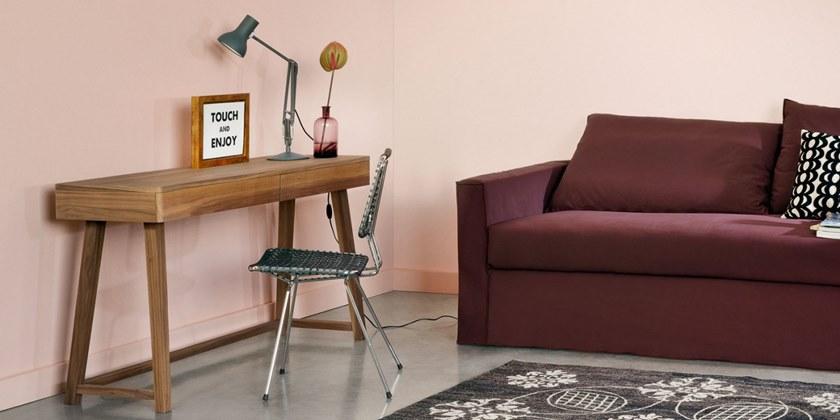 Gervasoni Стол из орехового дерева с ящиками Gray sun-id-1358167 - Вид №4