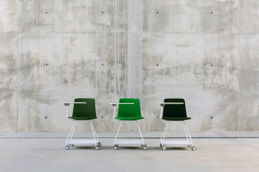 ENEA Стул для конференций из полипропилена с ящиком для хранения Tray sun-id-1463772 - Вид №9