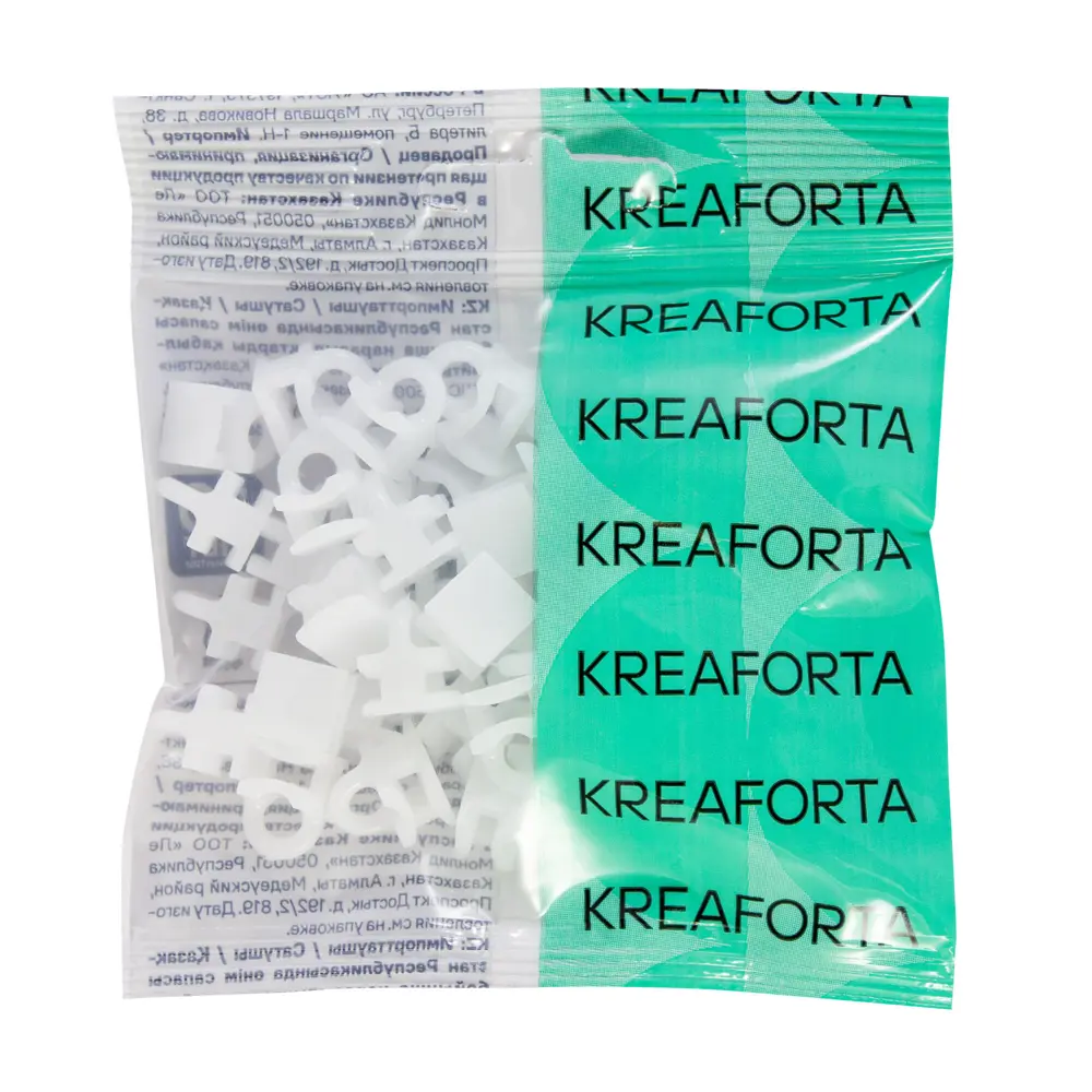Бегунки Kreaforta Pro для профильных карнизов - 50 шт белые 89433114 Santreyd STLM-1581944 - Вид №2