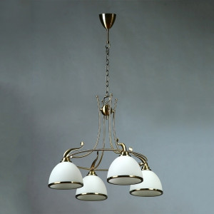 096718 Люстра Brizzi 4L MACA/004 бронзовая Mantra 02401