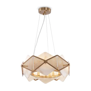 Люстра подвесная Freya FR5172PL-06BS цвет латунь