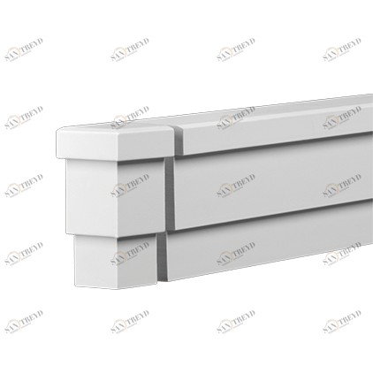 ЕВРОПЛАСТ 4.34.132 Торцевой элемент 4.34.132 Пенополиуретан 