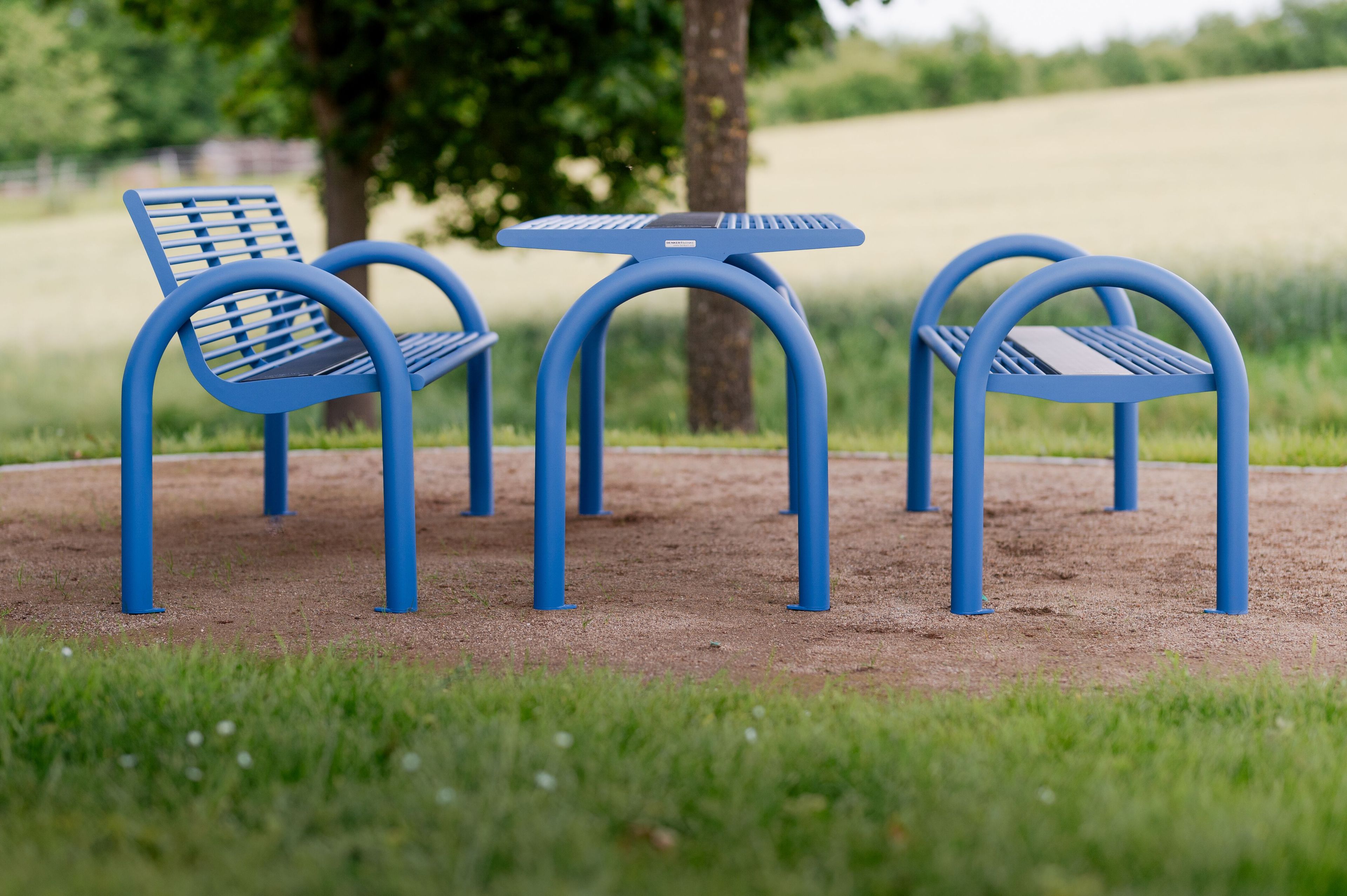 Скамья из нержавеющей стали со встроенным освещением BENKERT BANKE Siardo ARCH-00087251 - Вид №3