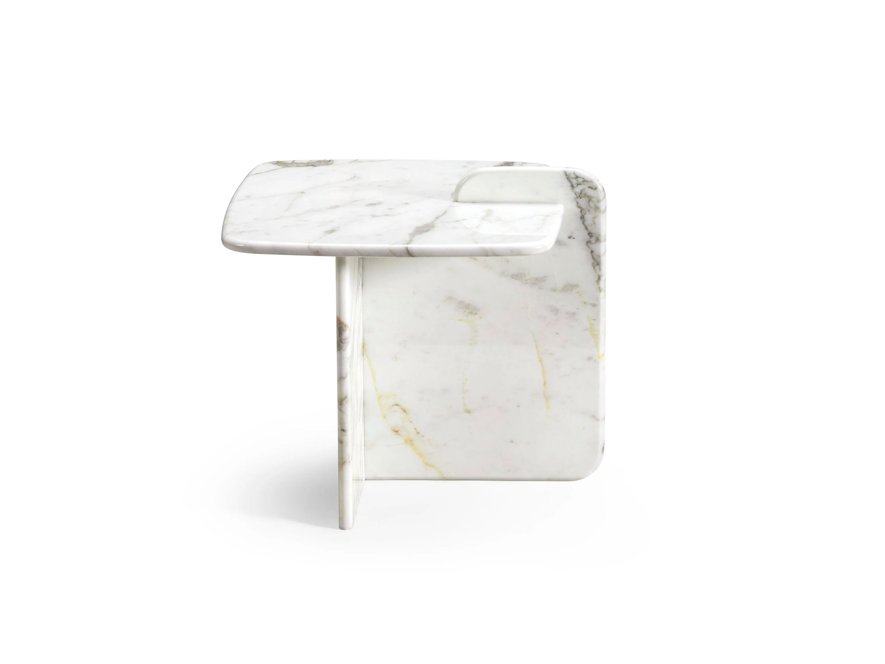 Квадратный мраморный журнальный столик GHIDINI1961 CARDS ARCH-00048477