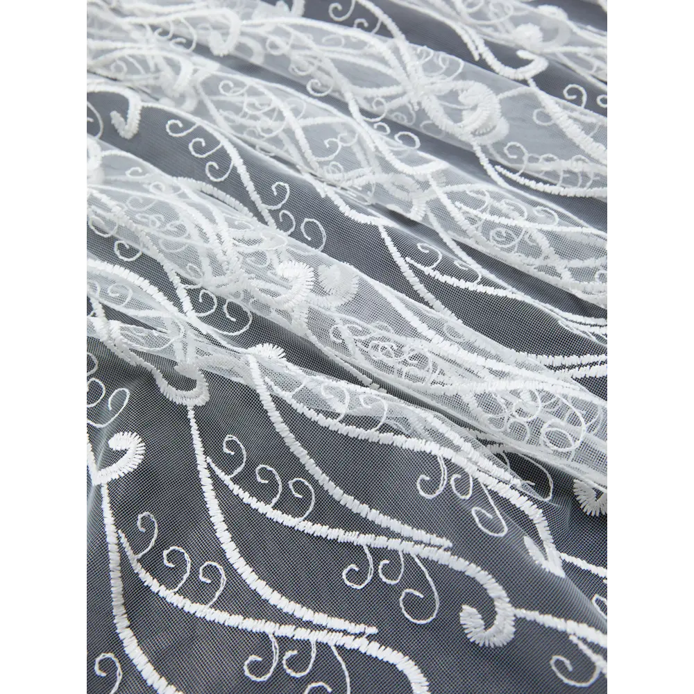 Тюль 1 м/п Классика сетка 280 см цвет кремовый ELIT HOME STLM-2019495 - Вид №4