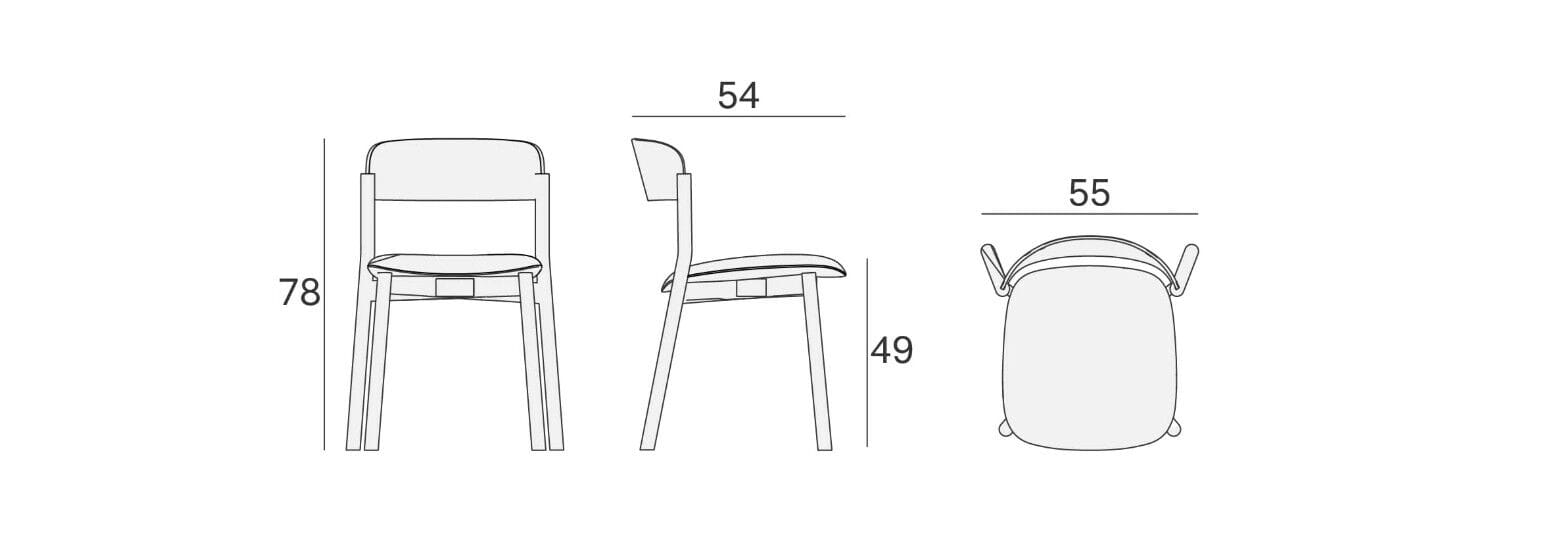 Деревянный стул Novamobili ELLEN ARCH-00050776 - Вид №6
