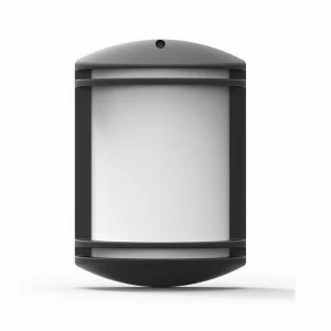 Уличный светильник настенный с белым плафоном черный "Орхидея" 400-000-124 HOROZ ОРХИДЕЯ 00-3898459 Белый;черный