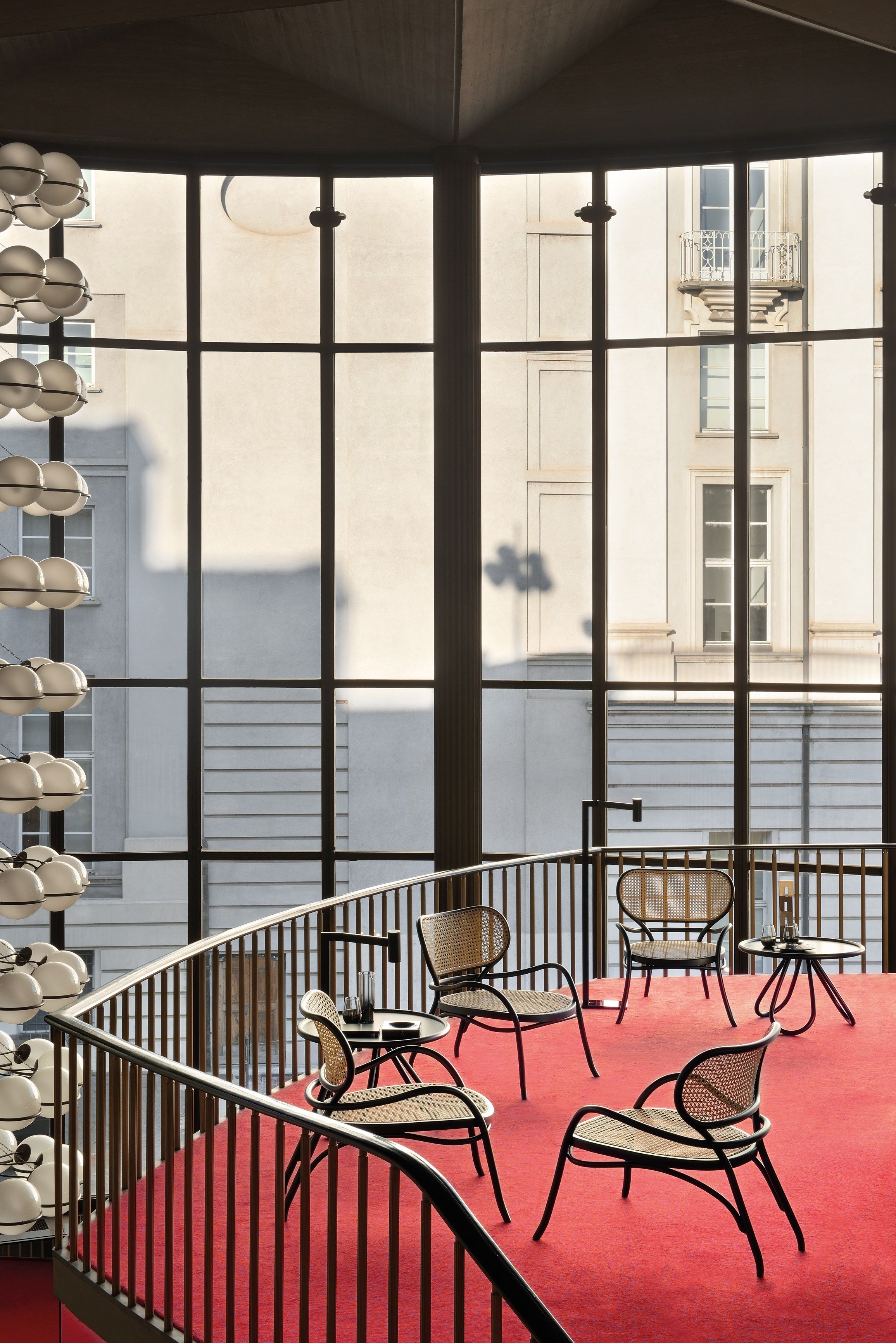 Кресло из бука и соломы с подлокотниками Wiener GTV Design LEHNSTUHL ARCH-00136223 - Вид №9