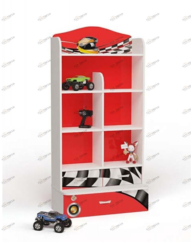 Стеллаж широкий ABC-KING Formula красная 4631148150522