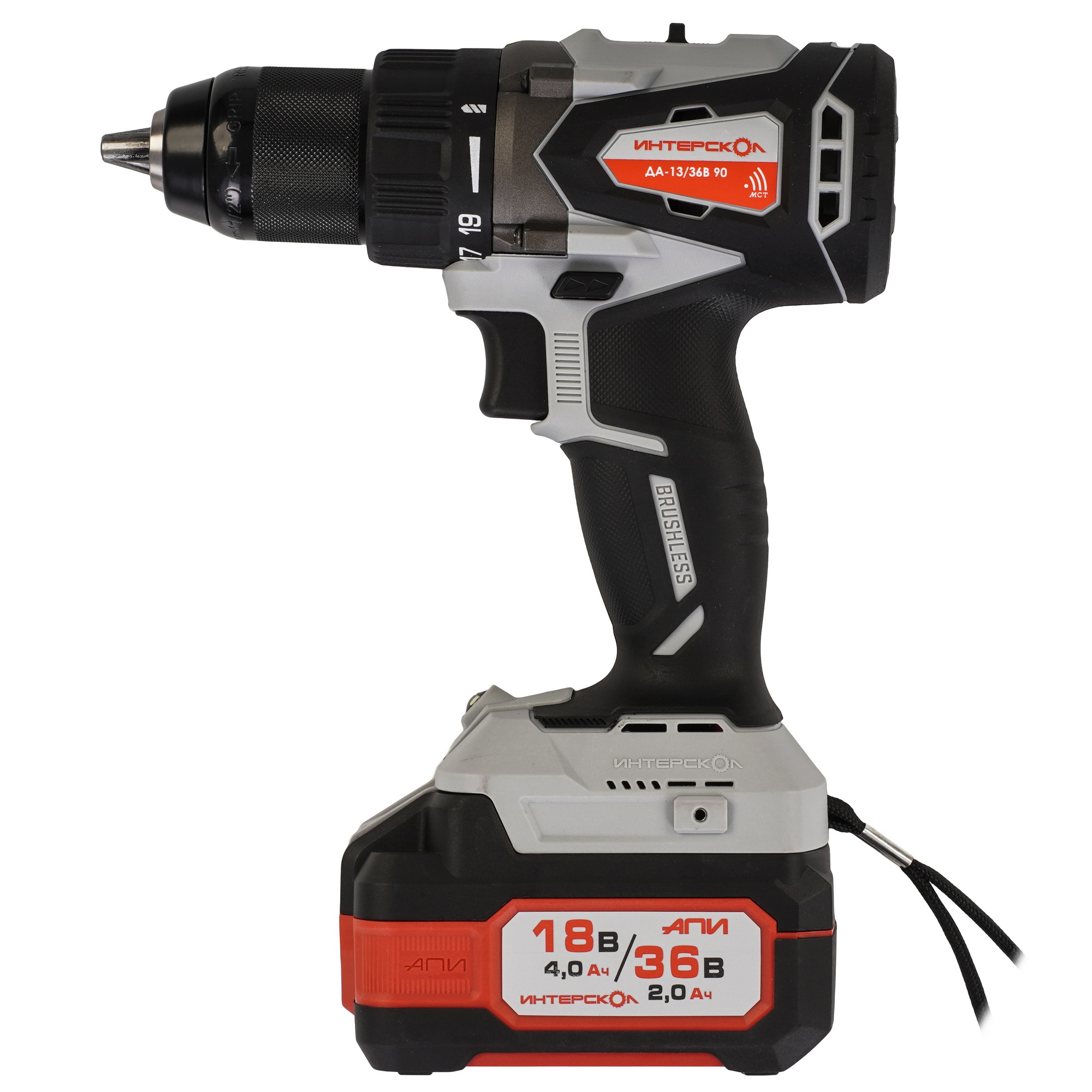 Дрель-шуруповерт Интерскол ДА-13/36В 90 9150379 STDN-0038404 - Вид №1