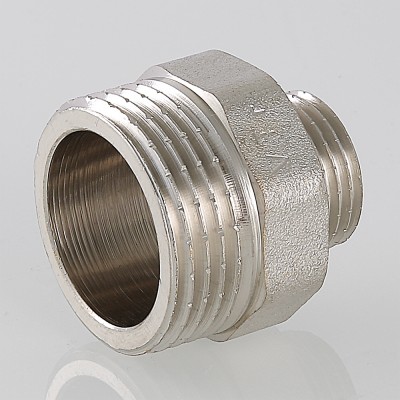 VTr.580.N.0604 Фитинг резьбовой – ниппель переходной Valtec 1" х 1/2"  - Вид №16