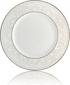 10525065 Lenox Тарелка акцентная Lenox "Чистый опал" 23см Фарфор костяной