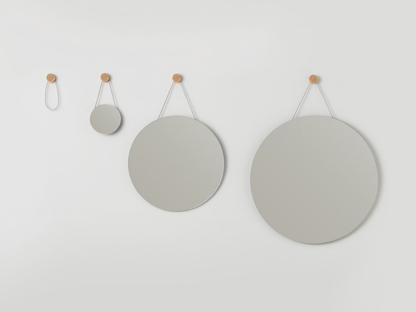 Круглое настенное зеркало для ванной комнаты EVER Life Design кольцо ARCH-00138905 - Вид №3