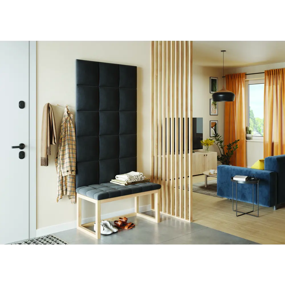 Панель тканевая Vilo 300x300 мм цвет серый Santreyd STLM-2154572 - Вид №2